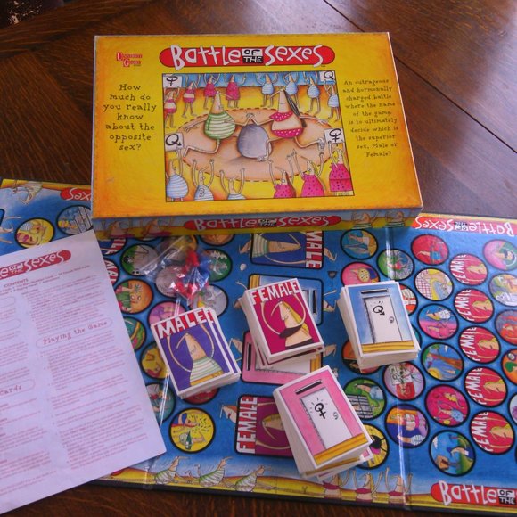Battle of the Sexes Board Game Questions Men vs Women Parties Games Night 1997 - Picture 11 of 16